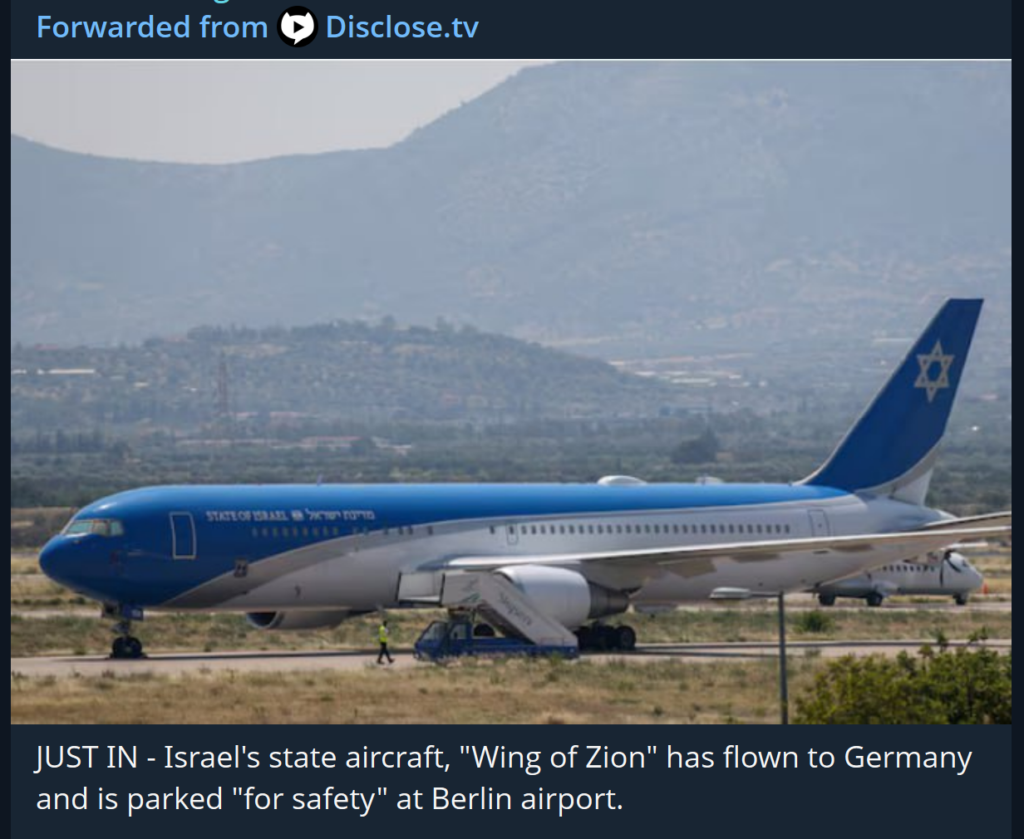 Photo of Netanyahu's jew "Wing of Zion"